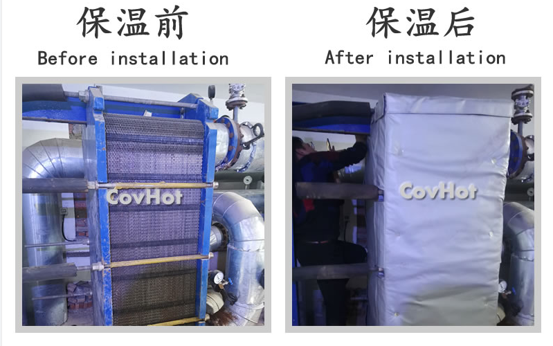 板式<a href=http://www.gyzxw.com.cn/e/tags/?tagname=%E6%8D%A2%E7%83%AD%E5%99%A8%E4%BF%9D%E6%B8%A9 target=_blank class=infotextkey>換熱器保溫</a>套,板換保溫罩